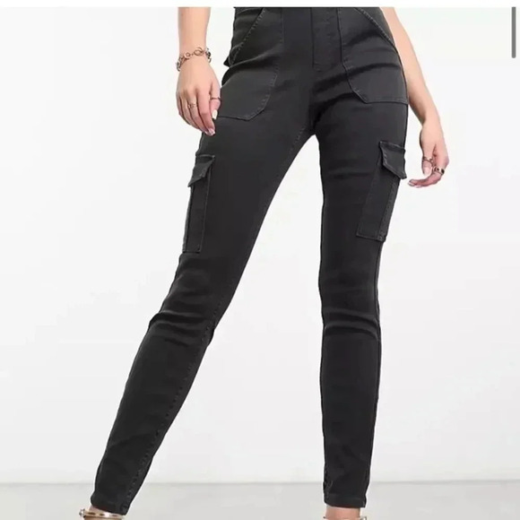 NWT Spanx Stretch Twill Ankle Cargo Pant Garment Dyed size Small - Picture 13 of 14